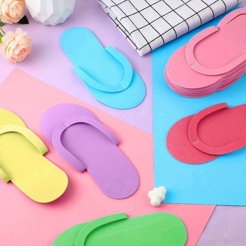 Pantuflas Desechables para Pedicura | 60 Pares para Spa y Salón de Belleza - Imagen 4