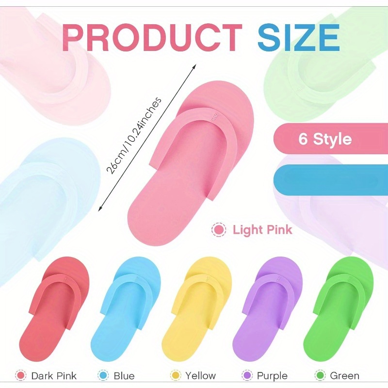Pantuflas Desechables para Pedicura | 60 Pares para Spa y Salón de Belleza - Imagen 2