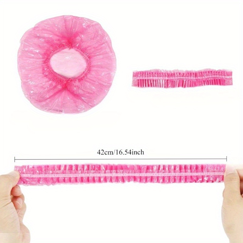 Gorro de Ducha Desechable Rosa | Protección para Spa, Salón y Hotel - Imagen 4