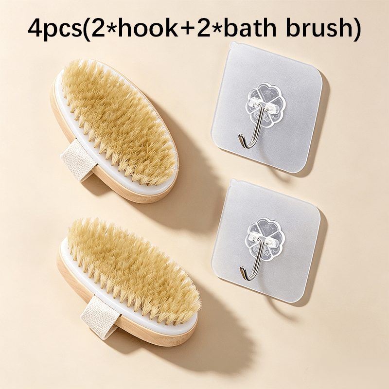 Juego de 4 Cepillos para Exfoliación - Imagen 4