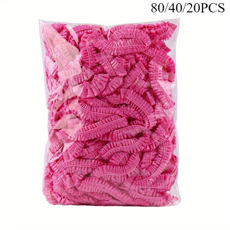 Gorro de Ducha Desechable Rosa | Protección para Spa, Salón y Hotel