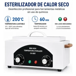Esterilizador Quirúrgico Alta Temp Temporizado - Imagen 6