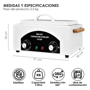 Esterilizador Quirúrgico Alta Temp Temporizado - Imagen 4