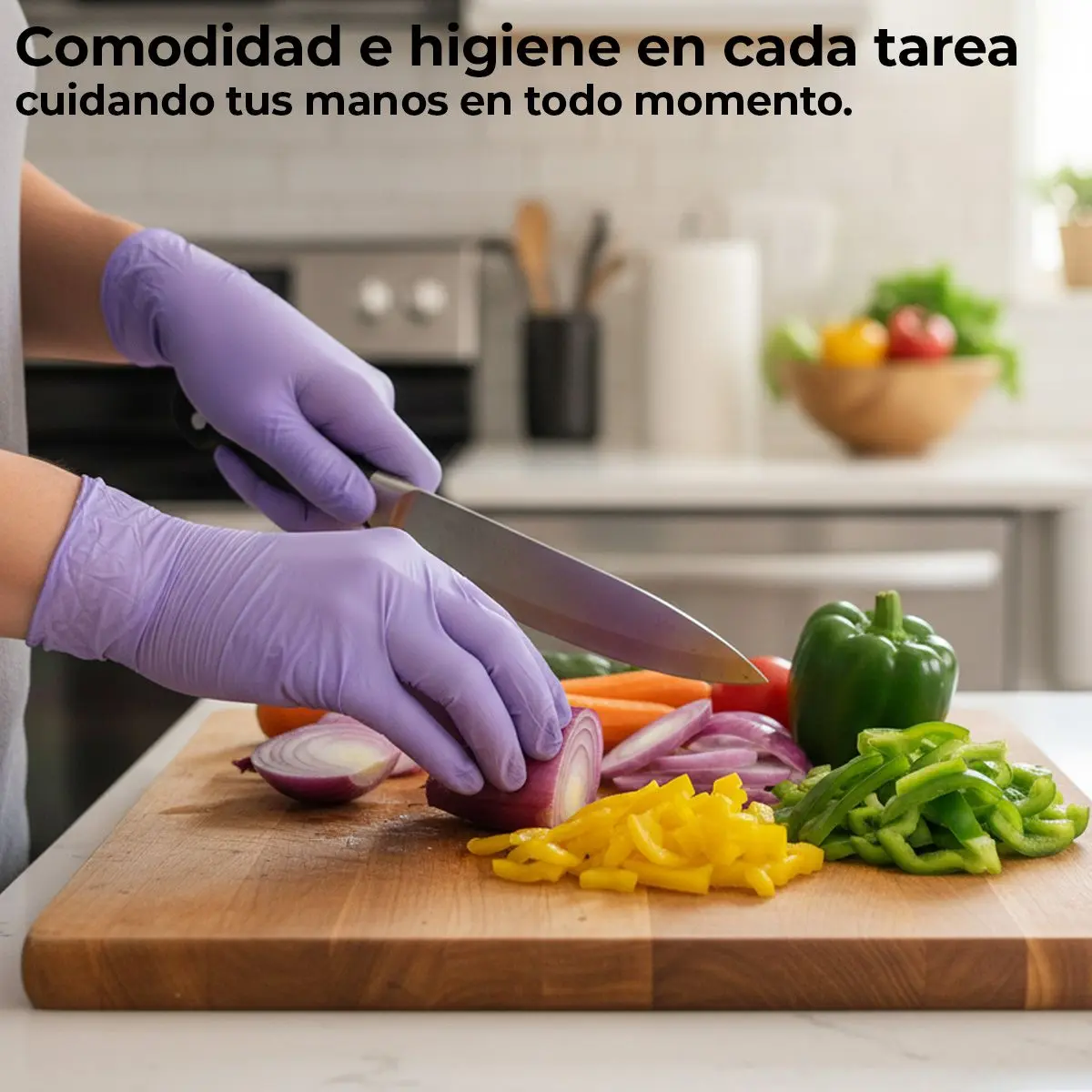 Guantes de Nitrilo | Libre de látex y vinil - Imagen 2